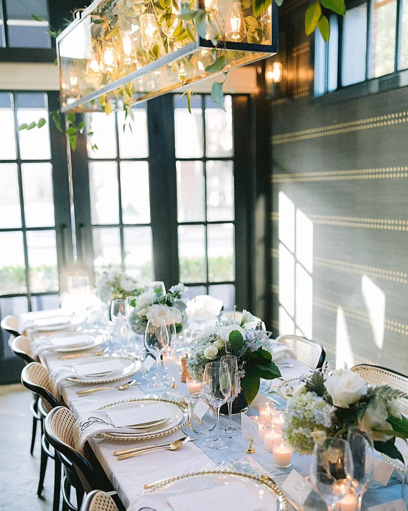 We don't think we will ever stop obsessing over this intimate, "something blue" wedding brought to life by knightedaffairs .