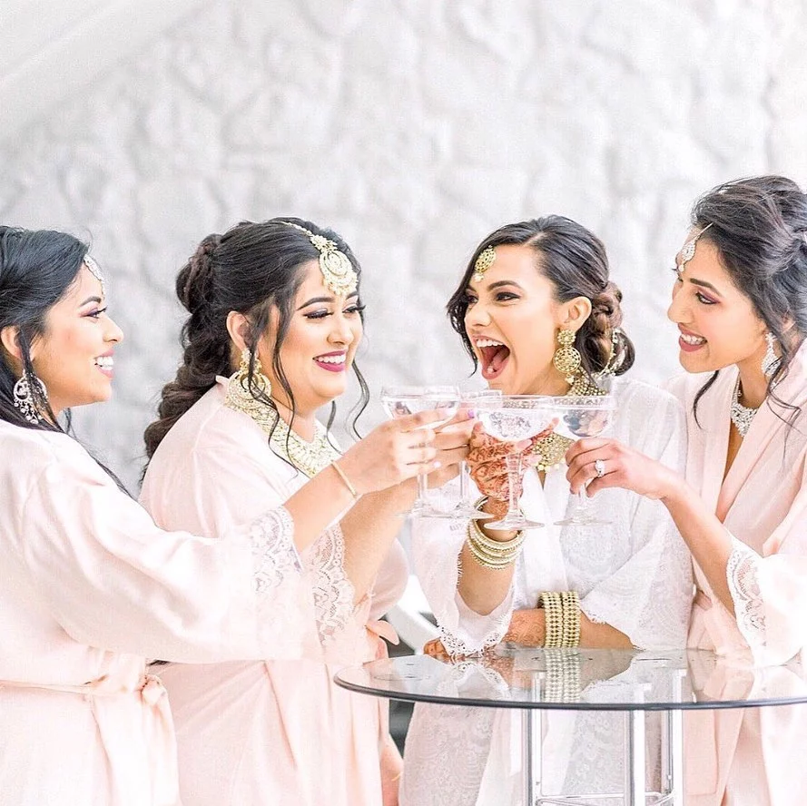 That pre-wedding giddiness! 🥰 This bride's level of excitement is exactly what we need going forward on this rainy, spring