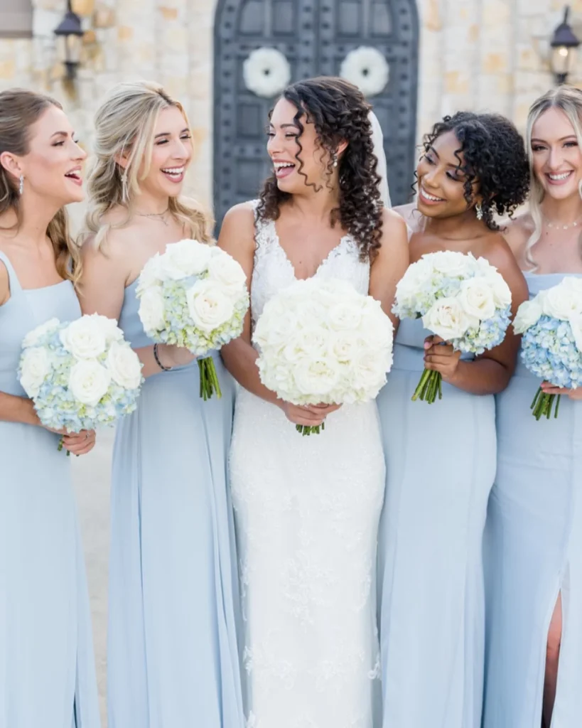 Looking for something borrowed? Grab hold of this elegant, powder blue wedding at aristidemckinney to be the muse of your